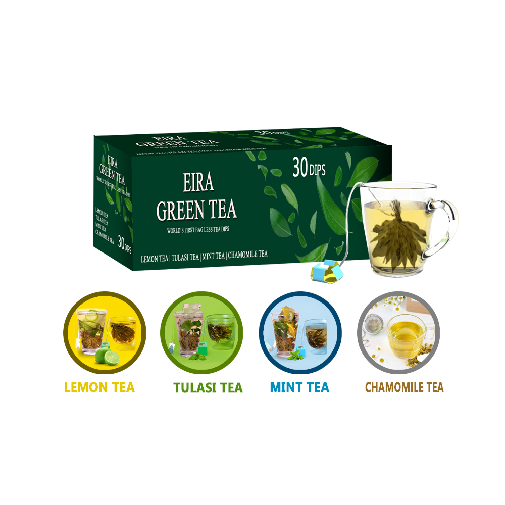 EIRA GREEN TEA - TULASI LEMON MINT CHAMOMILE TEA